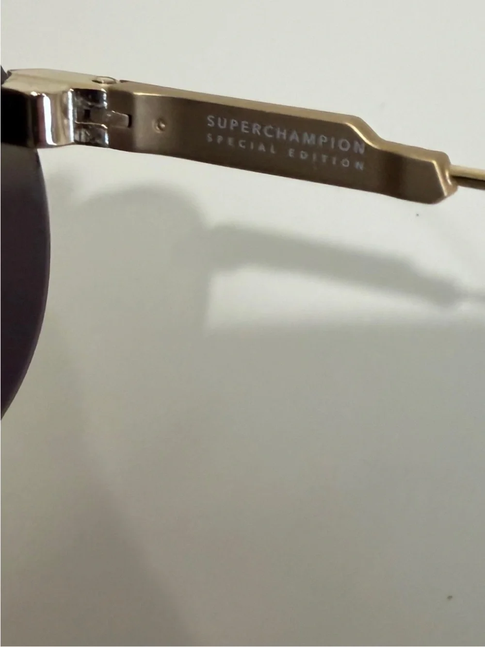 NWOT Carrera Superchampion Special Edition Black Gold Aviator Sunglasses 2M22K